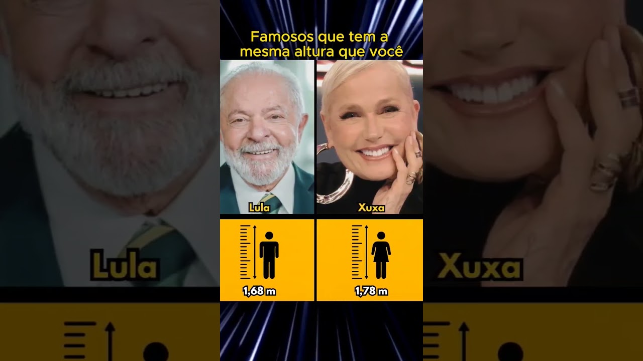 Famosos que tem a mesma altura que voc&ecirc;  #famosos #altura