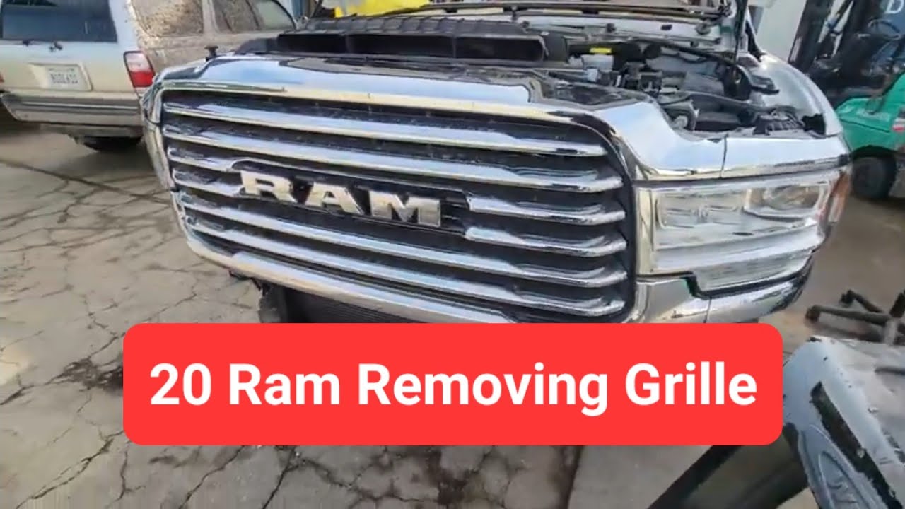 2019-2022 Ram 2500 3500 How to Remove The Grille Assembly