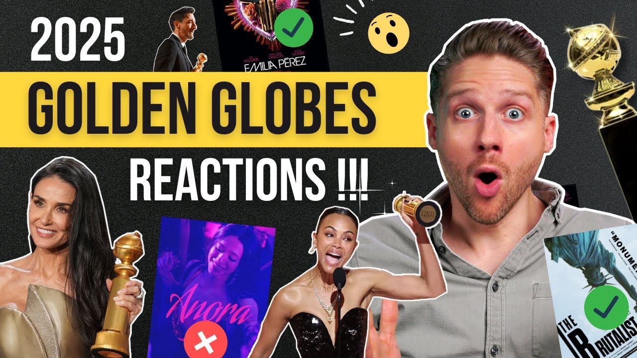 2025 Golden Globes WINNER Reactions!!!  |  Give Me Moore!!!!