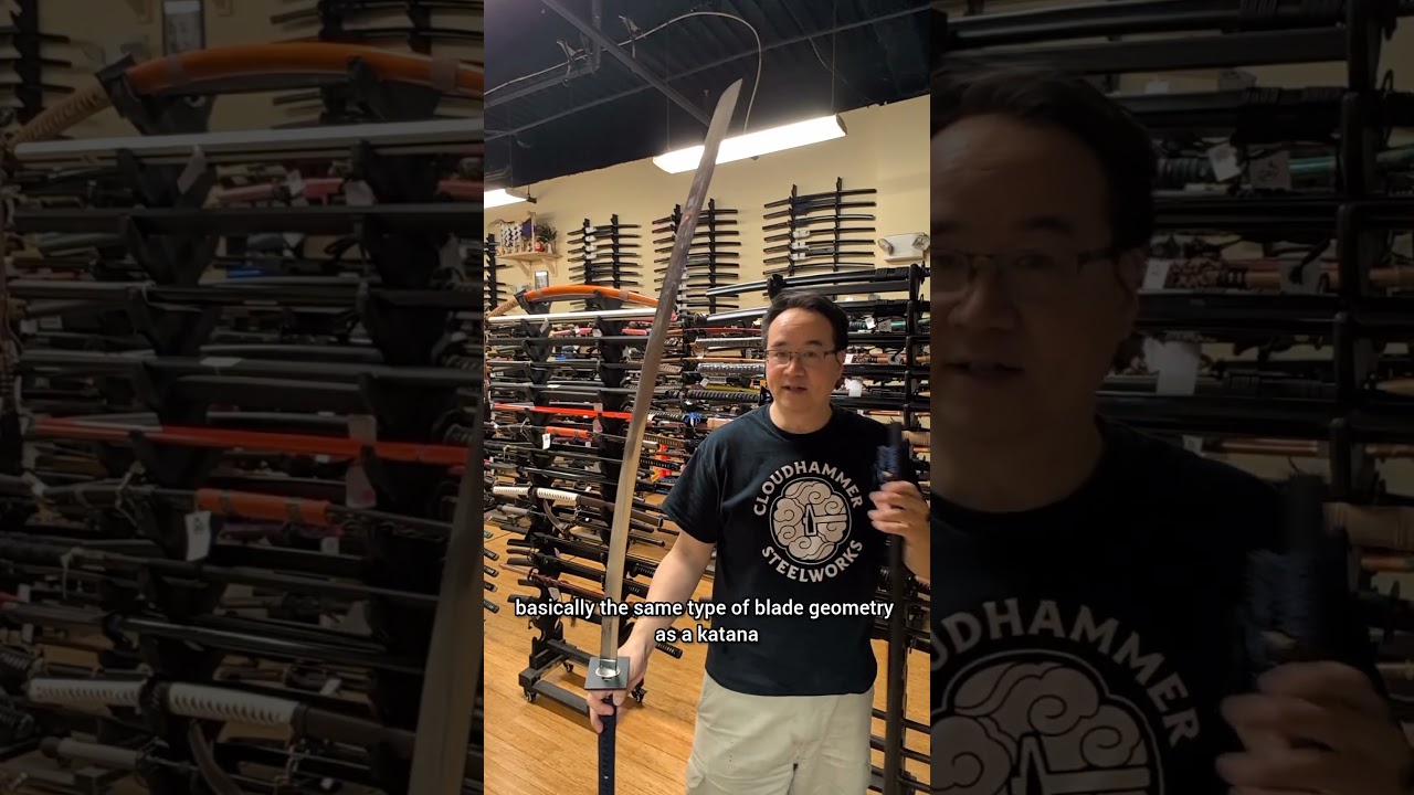the difference between an odachi and Nagamaki 
