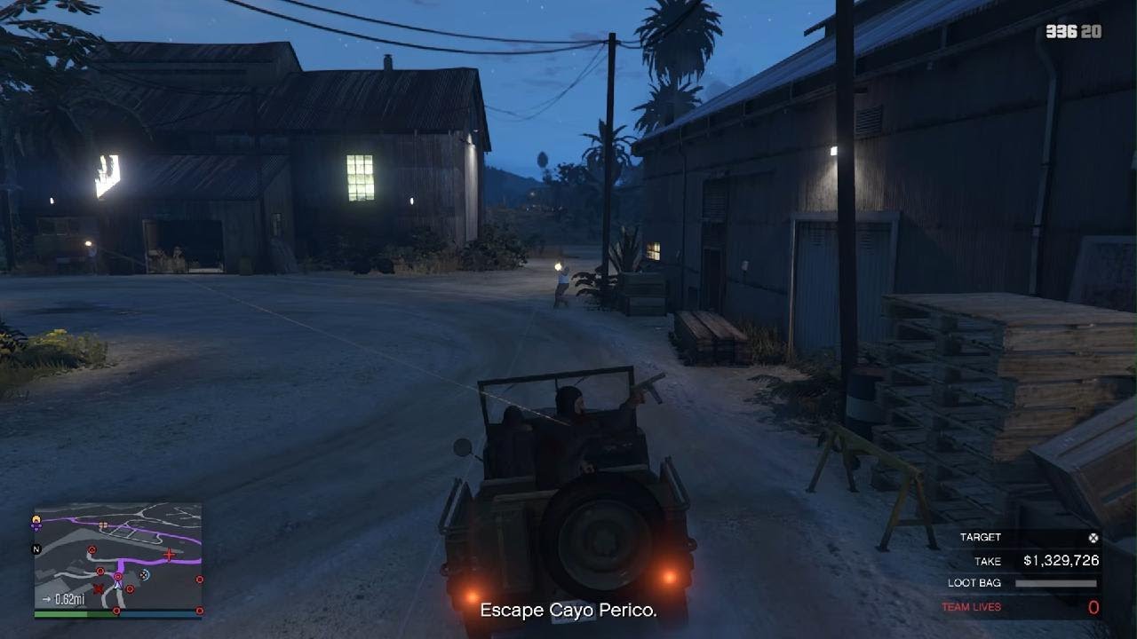 Grand Theft Auto V cayo heist