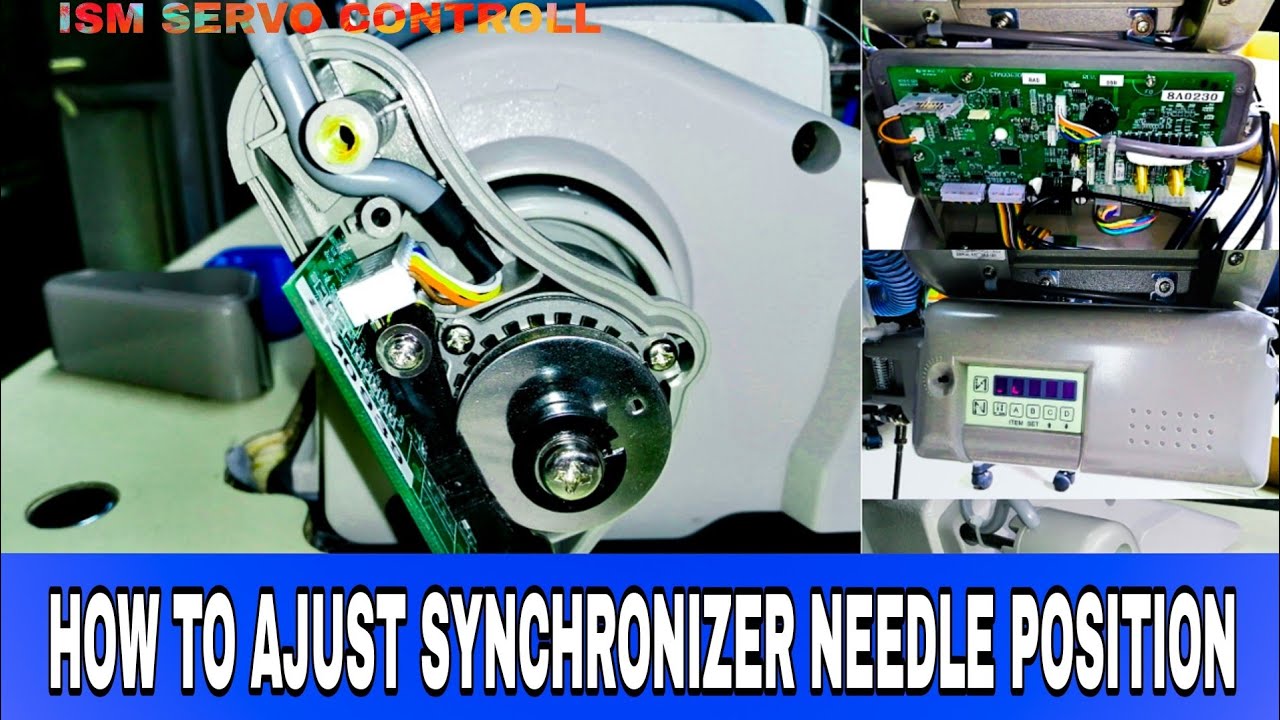 How to fix ISM synchronizer and needle position adjustment