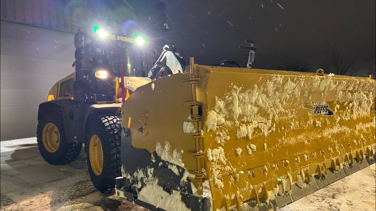 Plow Dozer or Snow Plow? Huge Snow plow