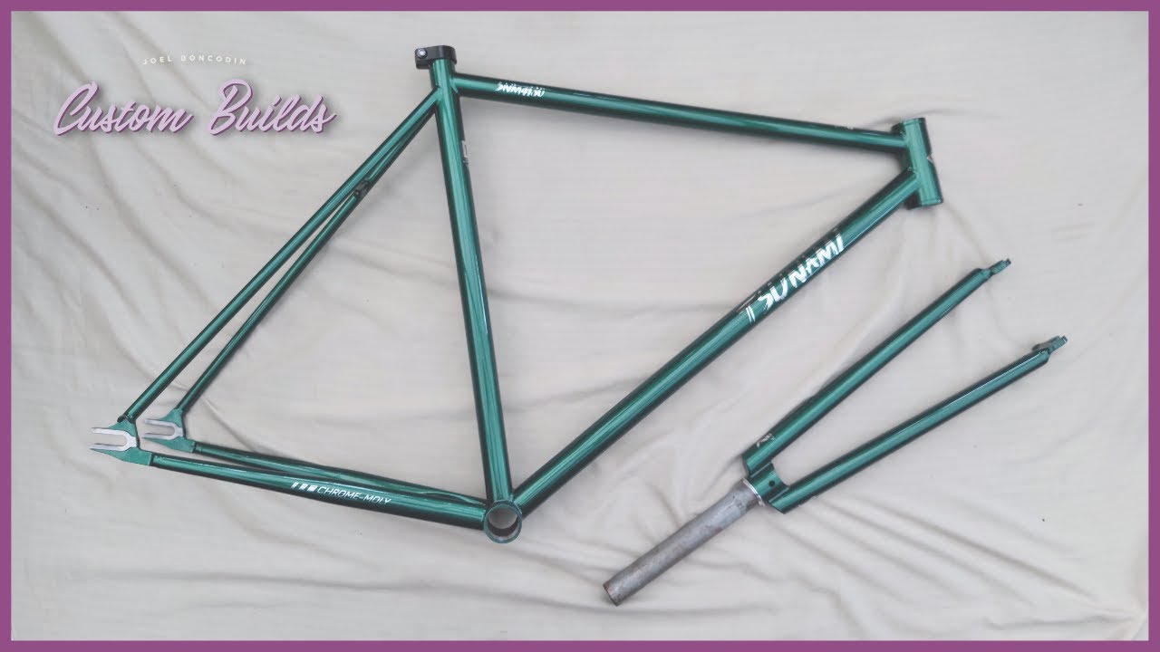 Custom Builds | Tsunami 4130 (Green) Fixed Gear