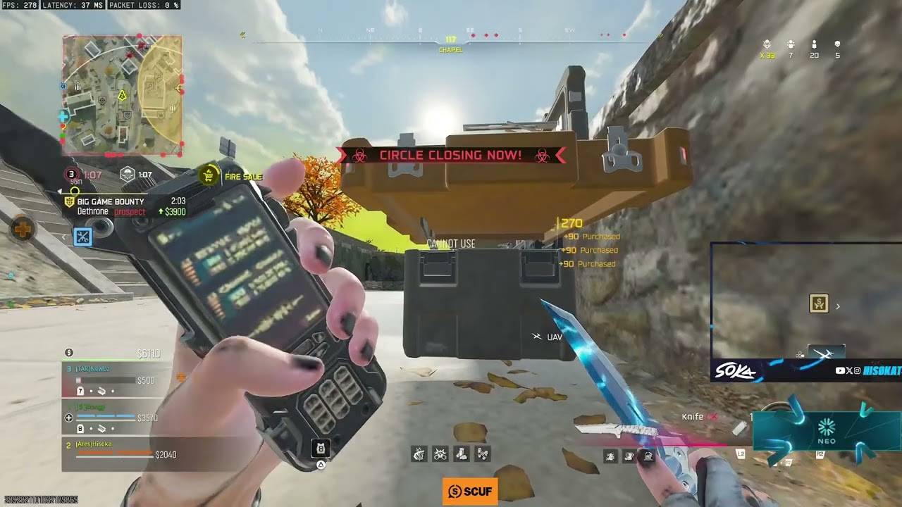 Hisoka Shows Why His IQ Is UNMATCHED in Competitive Warzone...