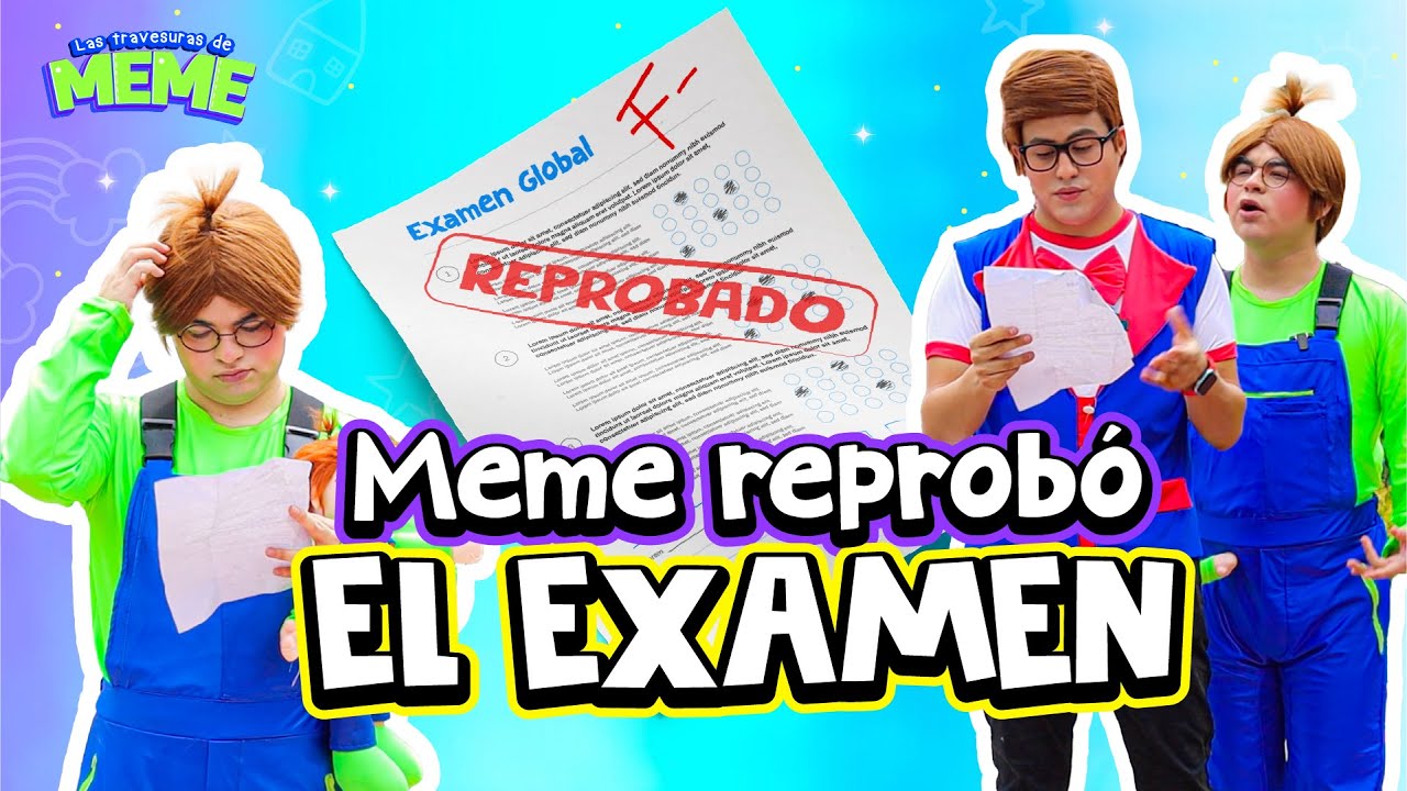 Meme reprobó el examen | El compañero se entera que Meme reprobó | Mi dinosaurio es mágico.