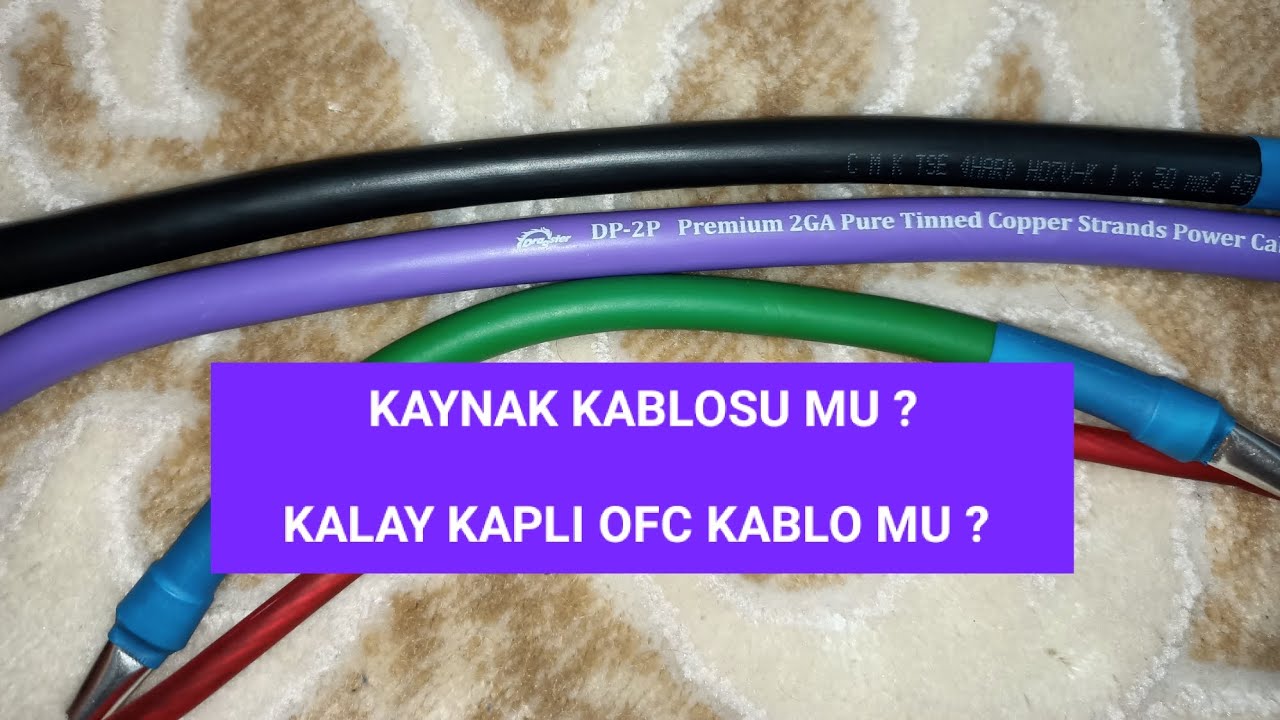 Ses Sistemi İçin Hangi Kablolar Kullanılmalı - Cevap Video'da #sessistemi #ofckablo #caraudiosystem