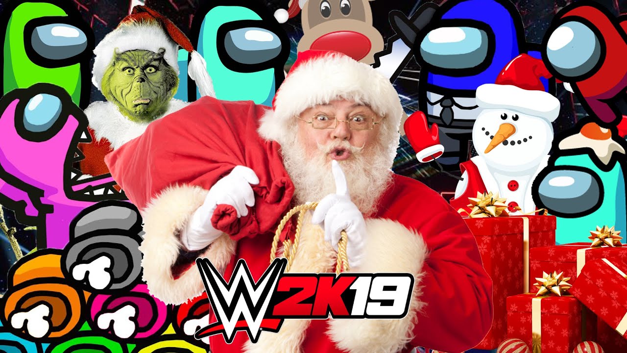 AMONG US CHRISTMAS ROYAL RUMBLE WWE 2K19