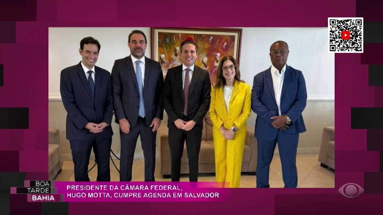 Deputado Hugo Motta tem agenda extensa na Bahia | Boa Tarde Bahia