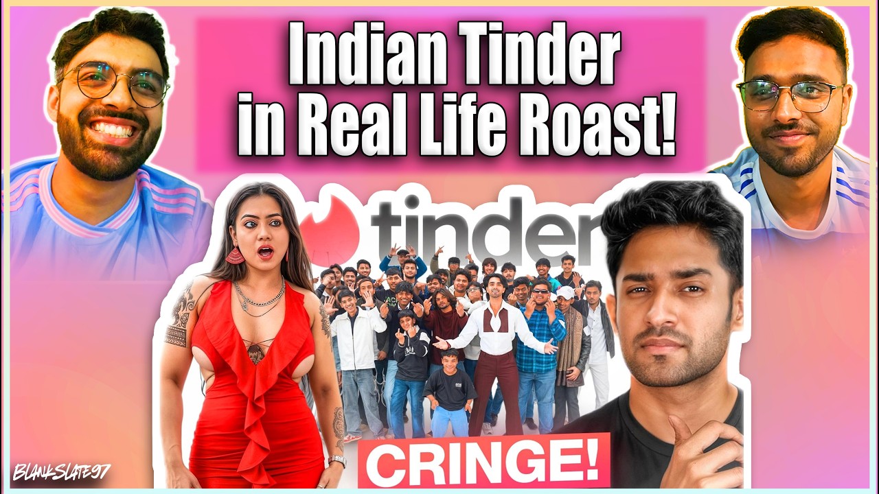 Indian Tinder in Real Life Roast! ALLEN CHOUDHARY - REACTION #indiantinder #thugesh #allenchoudhary