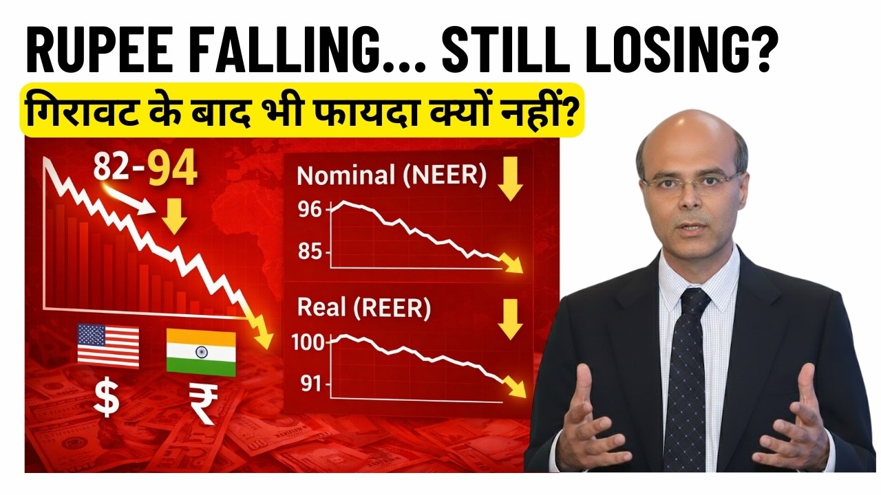 Rupee Weak or Strategic? NEER vs REER Explained | Why USD-INR Tells Half the Story