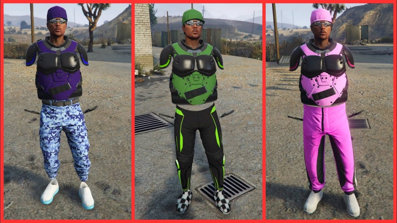 GLITCH 4 TENUES MODDER PROTCTION DE COULEUR  KRAMPUS