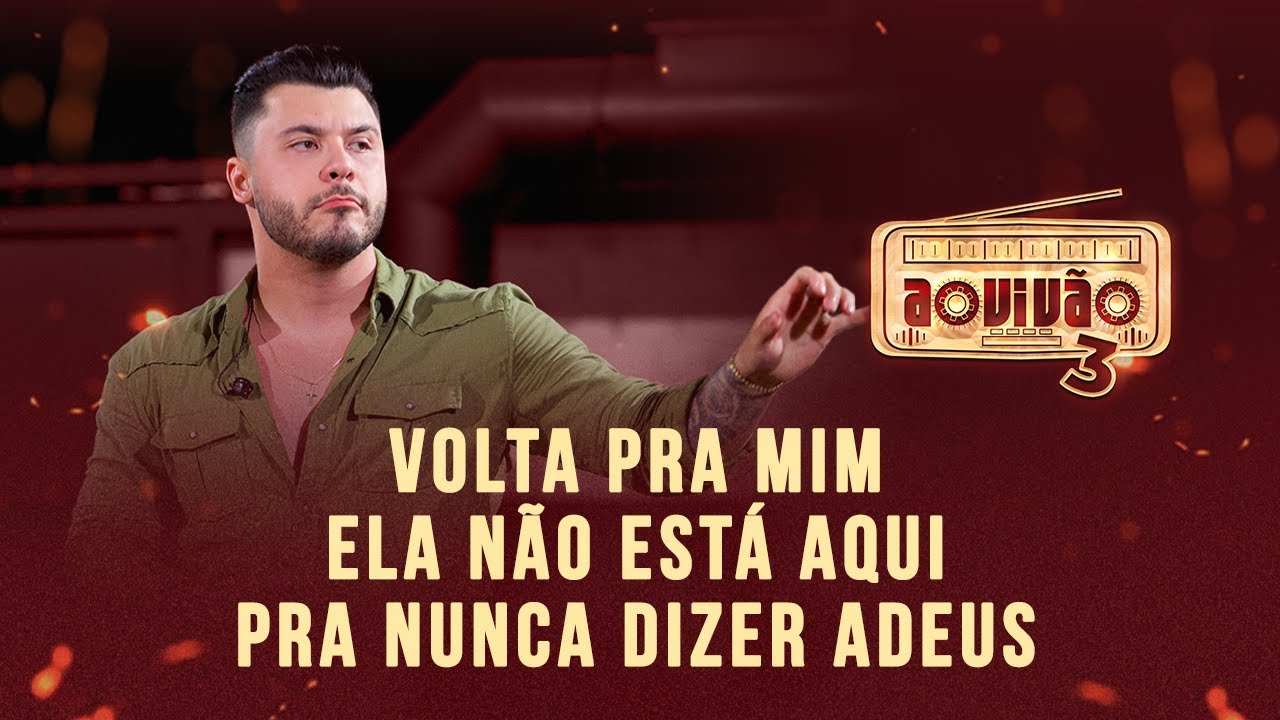 Murilo Huff - Volta Pra Mim / Ela N&atilde;o Est&aacute; Aqui / Pra Nunca Mais Dizer Adeus (Ao Viv&atilde;o 3)