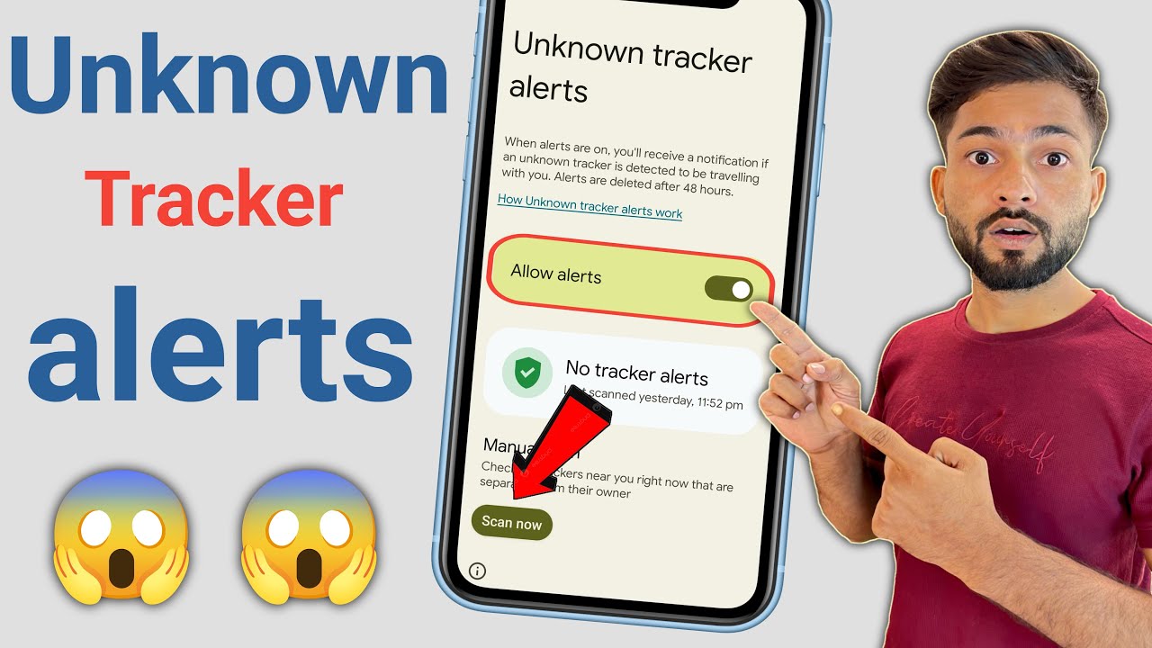 Personal safety - Unknown Tracker alerts Kya hai | Android unknown tracker alerts