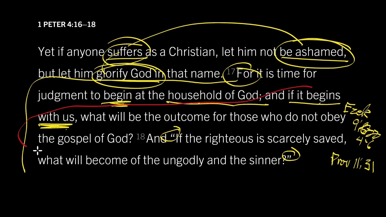 Saved Through the Fire of Suffering: 1 Peter 4:17–18