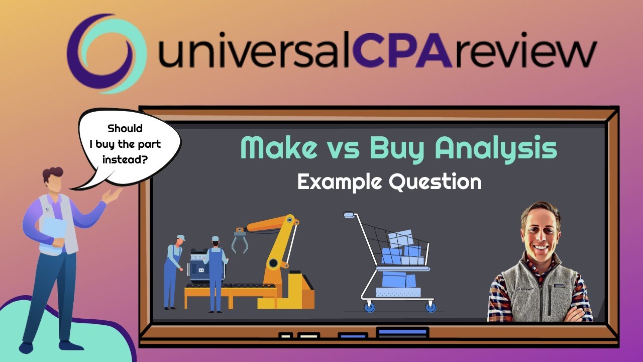 Make vs Buy Analysis Example (BEC) | Universal CPA Review