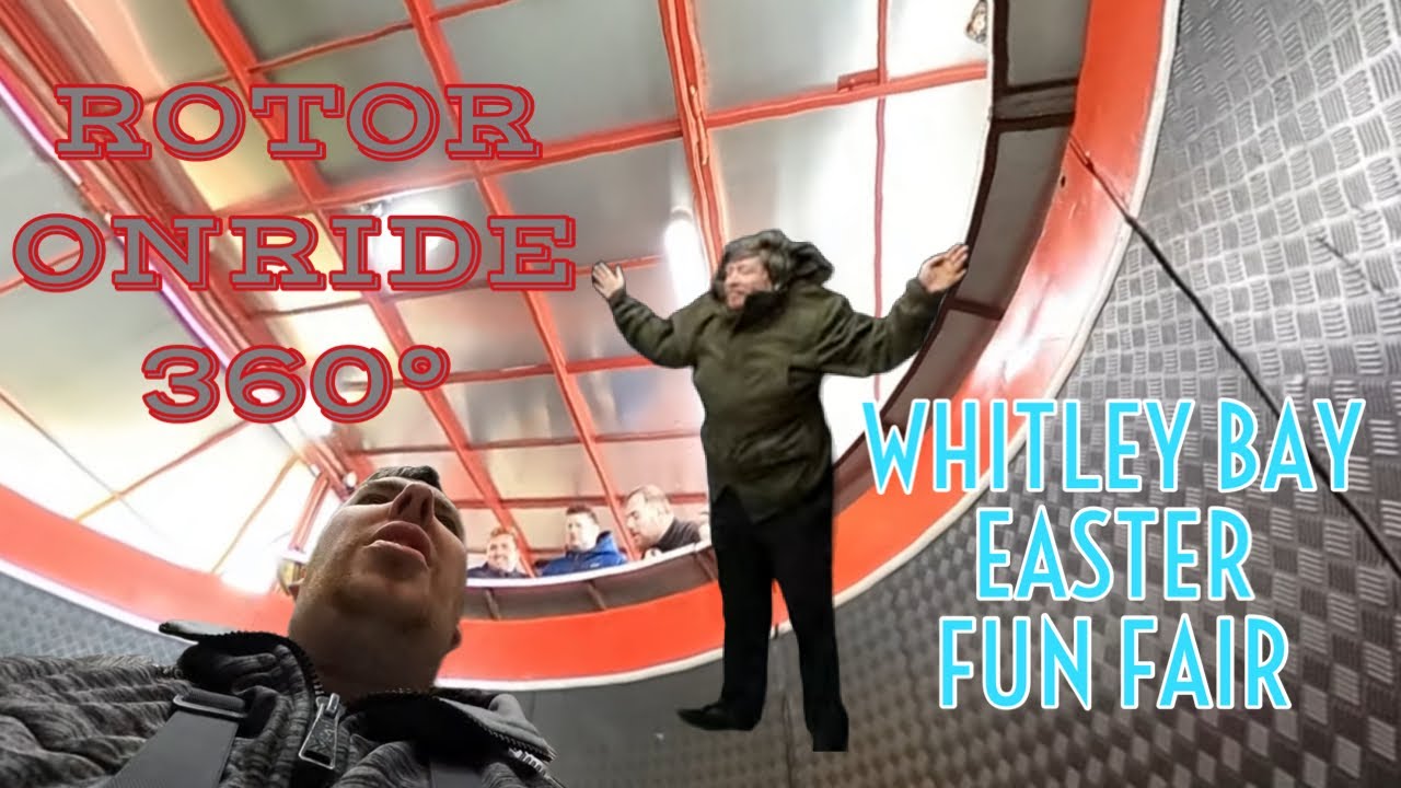 ROTOR - ONRIDE 360° POV | WHITLEY BAY EASTER FUN FAIR 2023