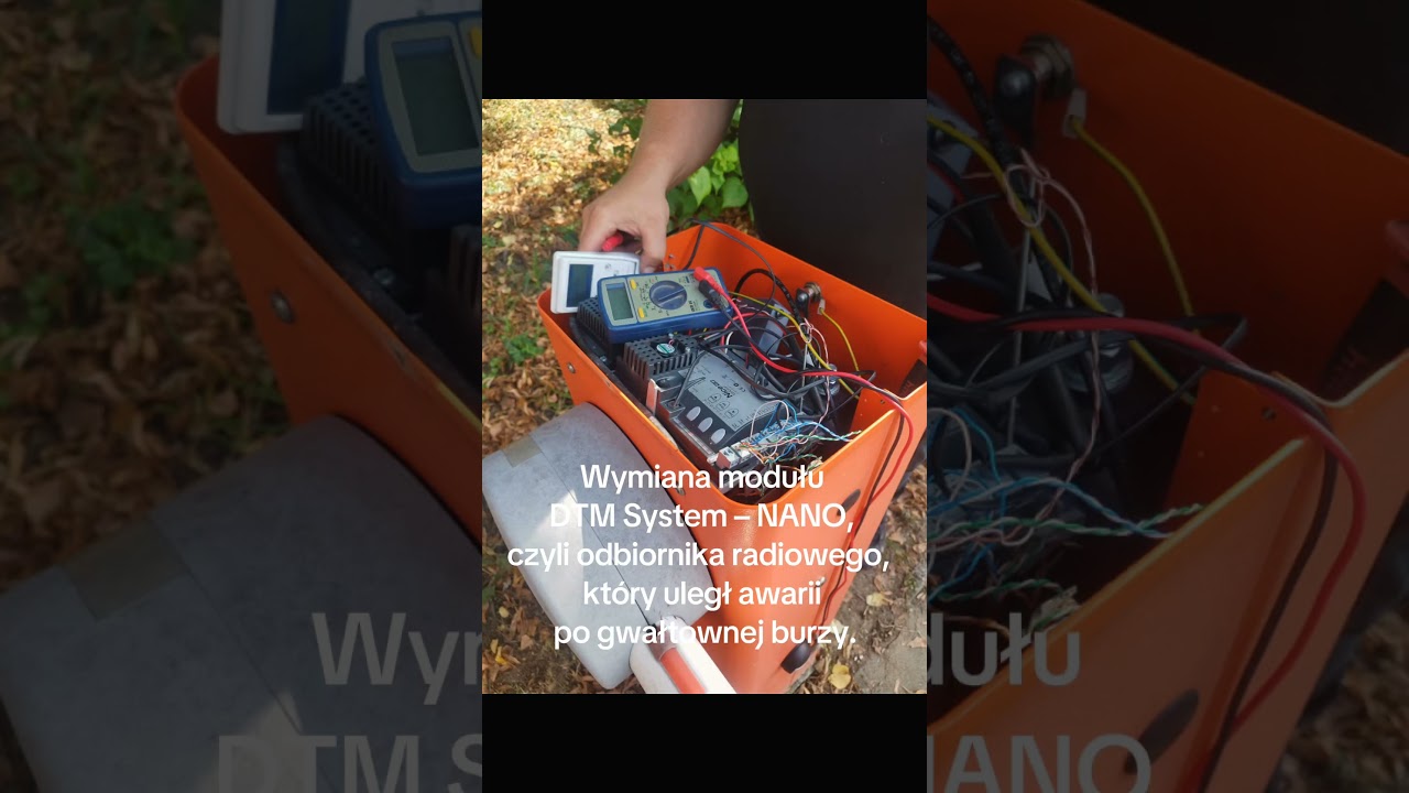Wymiana modułu DTM System &ndash; NANO, po gwałtownej burzy w 10-letnim szlabanie.#szlaban #wadowice
