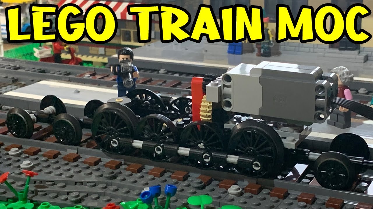 Lego City Train moc - steam locomotive base