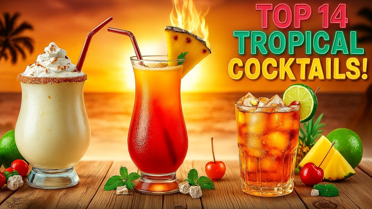 The 14 Best Tropical Cocktails – Pick Your Favorites!l The Food Diaries