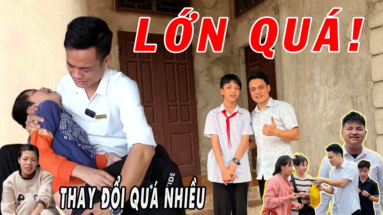 Thăm Lại Cậu Bé Từng Được Đạt Cứu Giúp - Ai Cũng Bất Ngờ Với Sự Thay Đổi Hoàn Toàn Của Bé Dũng