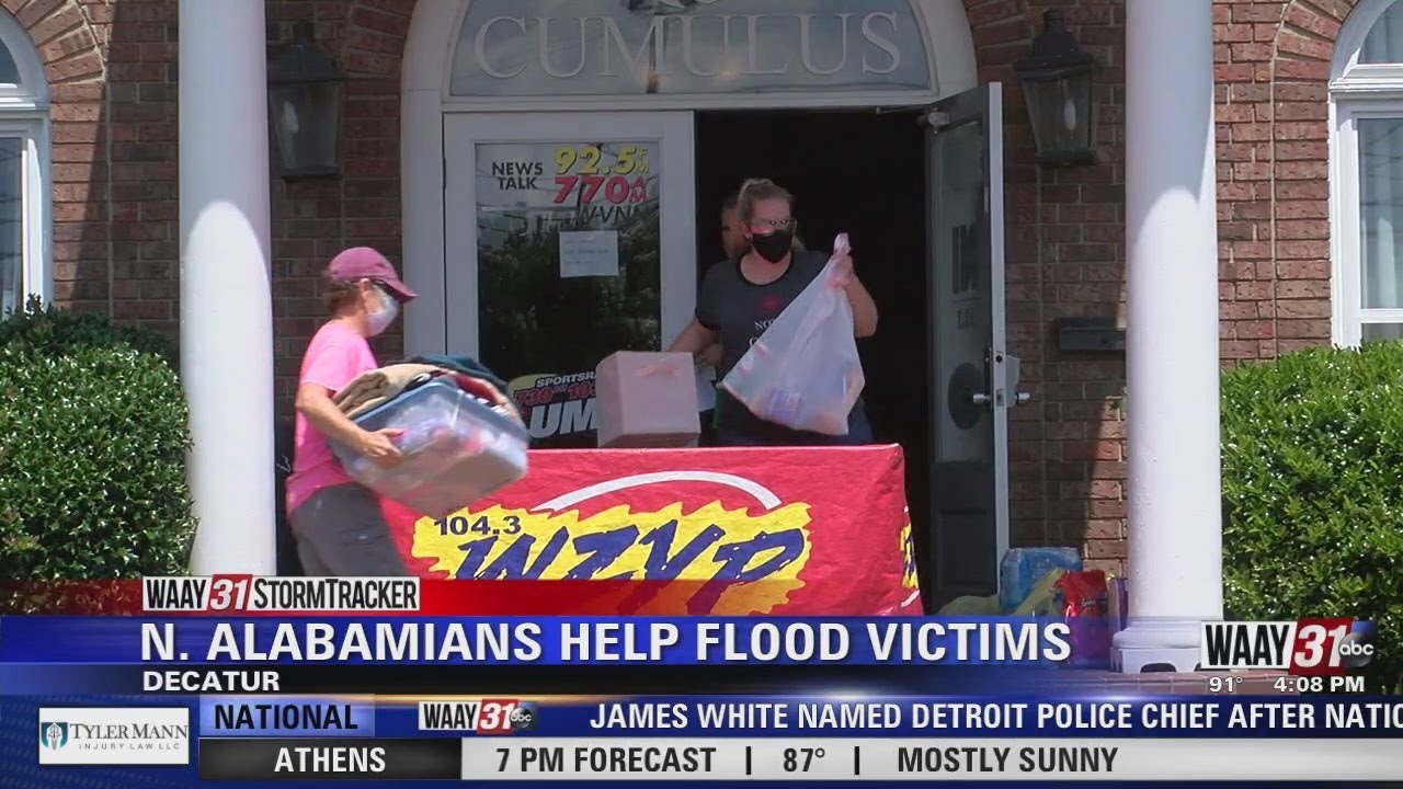 WZYP in Huntsville among North Alabama residents collecting aid for Tennessee flood victims