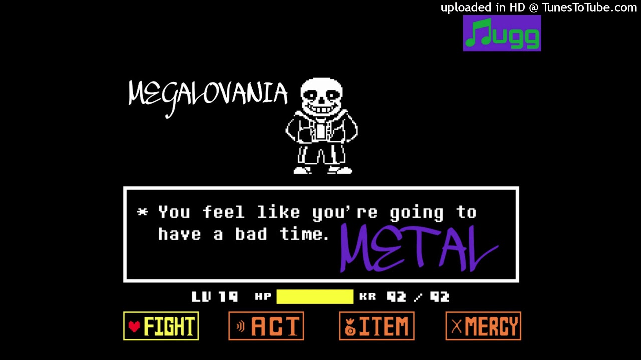 Undertale - Megalovania - METAL COVER by NUGGet3562