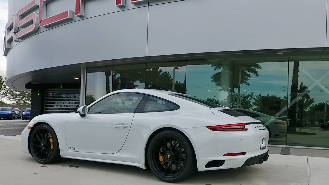 2017 Carrara White Porsche 911 Carrera GTS 450 hp @ Porsche West Broward