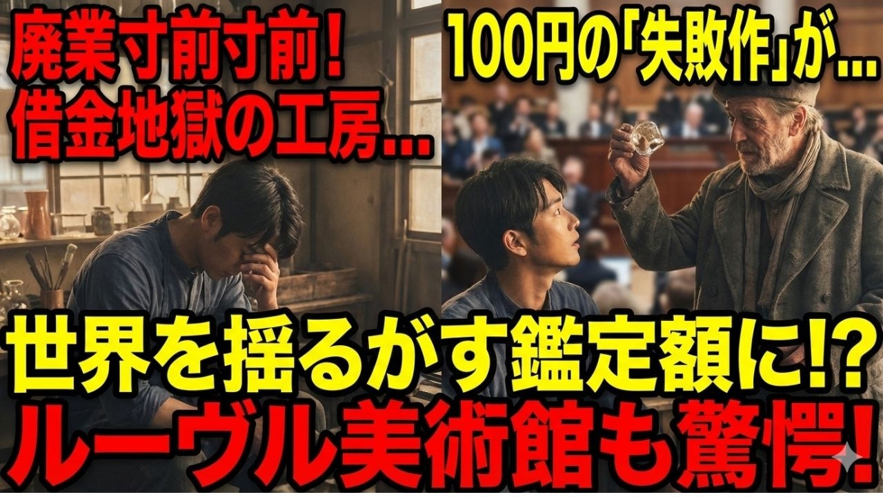 「日本人の模倣に魂はないｗ」フランスで追放された若手職人が、謎のホームレスに100円のお猪口を売った結果→3か月後、世界オークションが停止する大事件に。