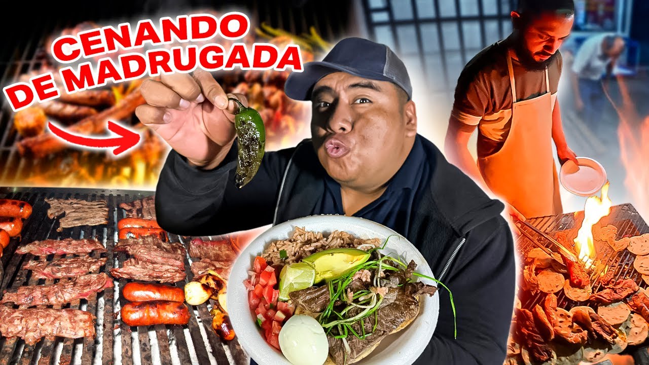 😳COMIDA CALLEJERA NOCTURNA en el CENTRO HISTÓRICO *platos económicos* 🤤