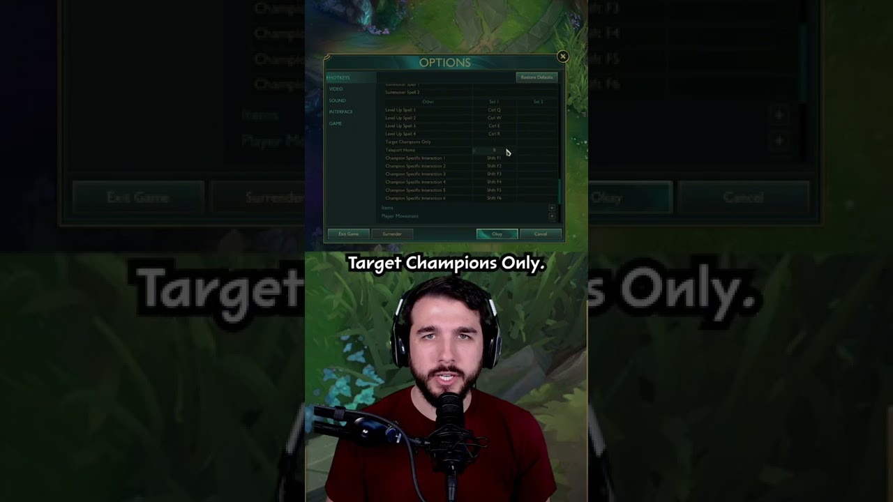 Target Champions Only Hotkey & Toggle #leagueoflegends #leagueoflegendsclips #loltips #lolguide