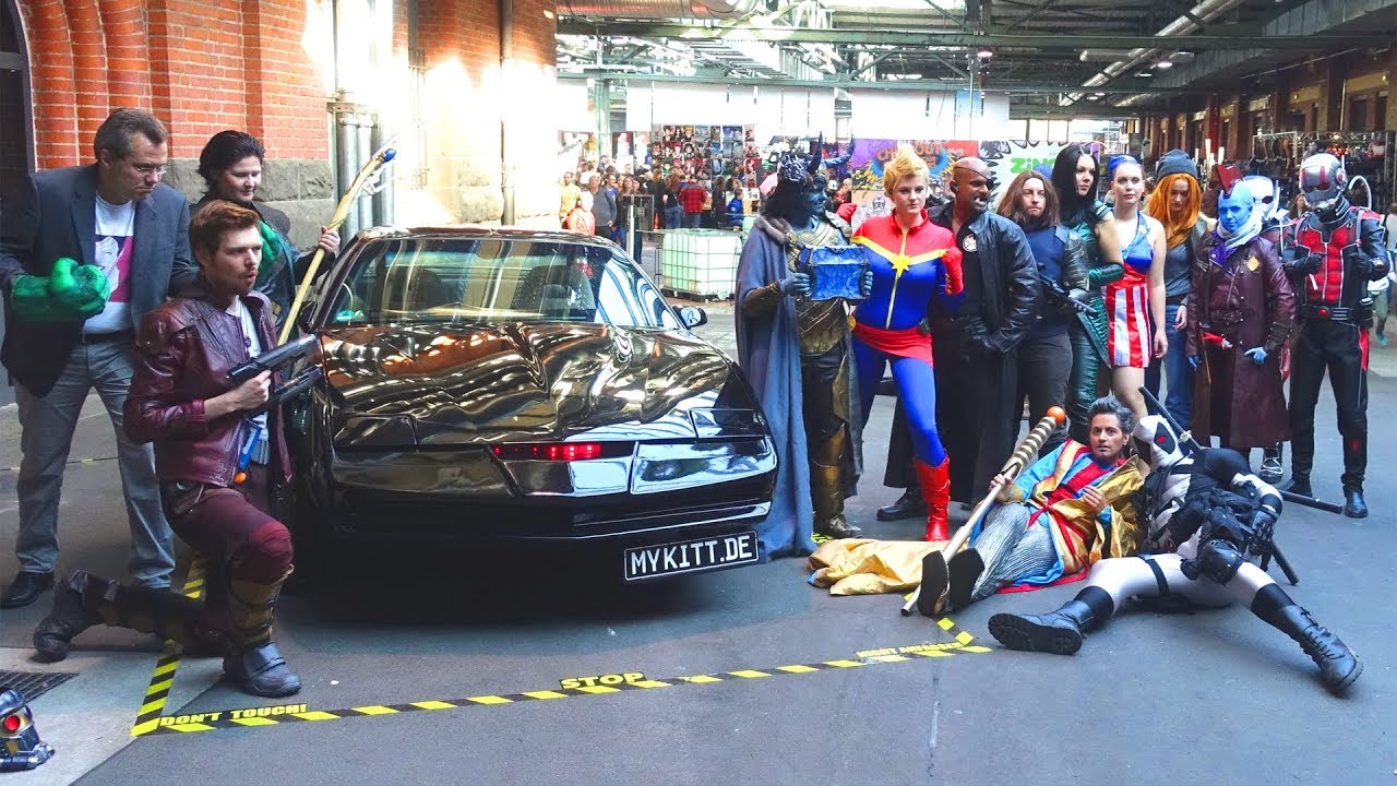 Mein Knight Rider K.I.T.T. Replika bei der German Comic Con Berlin 2018 - www.myKITT.de