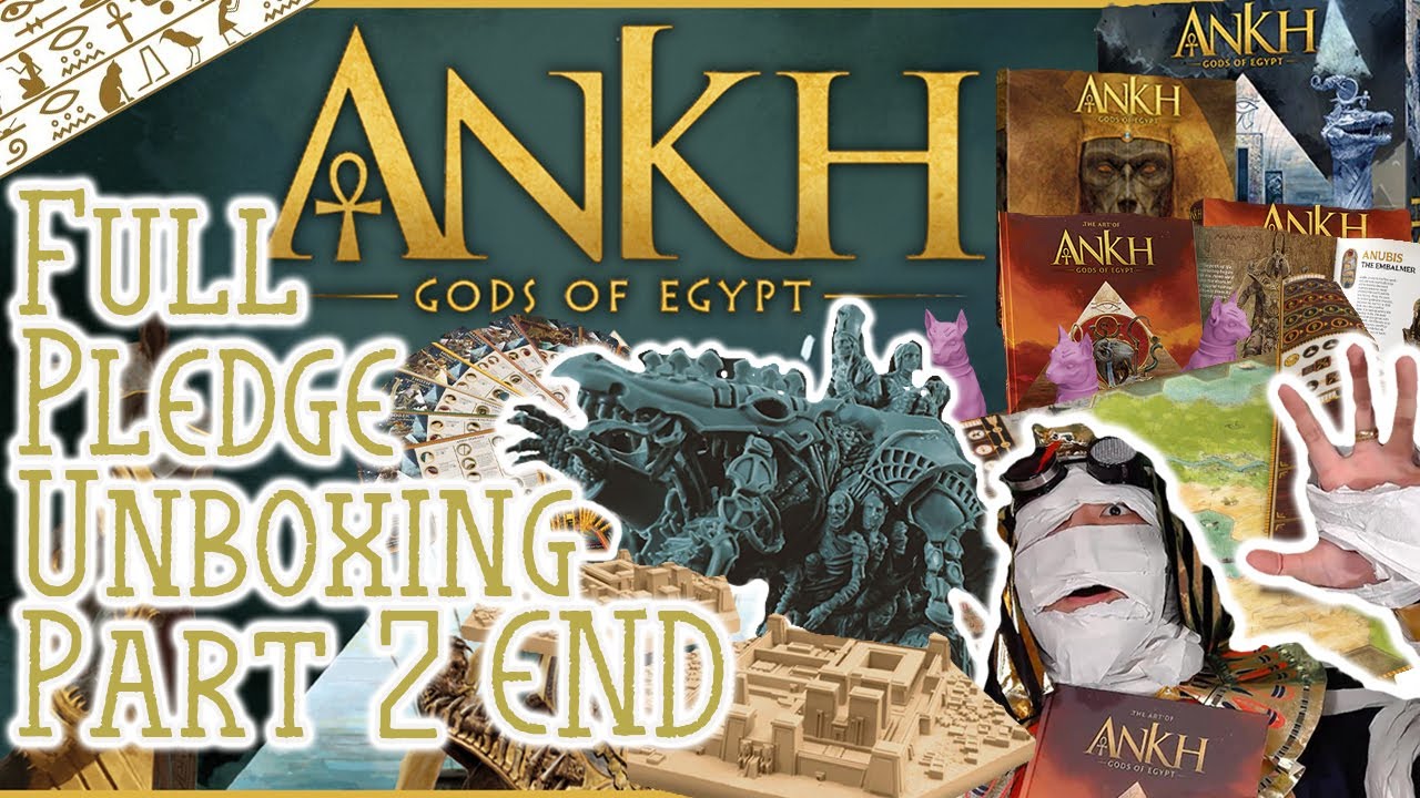 Ankh: Gods of Egypt Unboxing Part 2 | Tomb of Wonders, Pharaohs, Playmat and more!