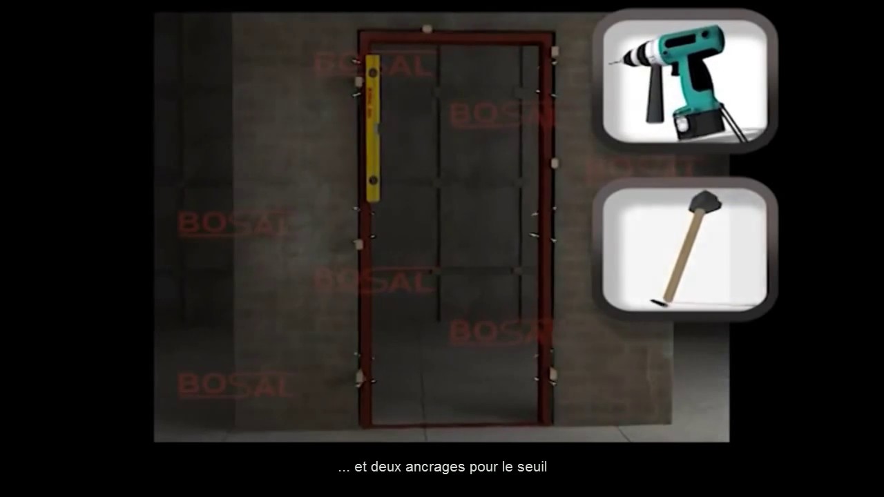 Comment Poser  une  porte blind&eacute;e