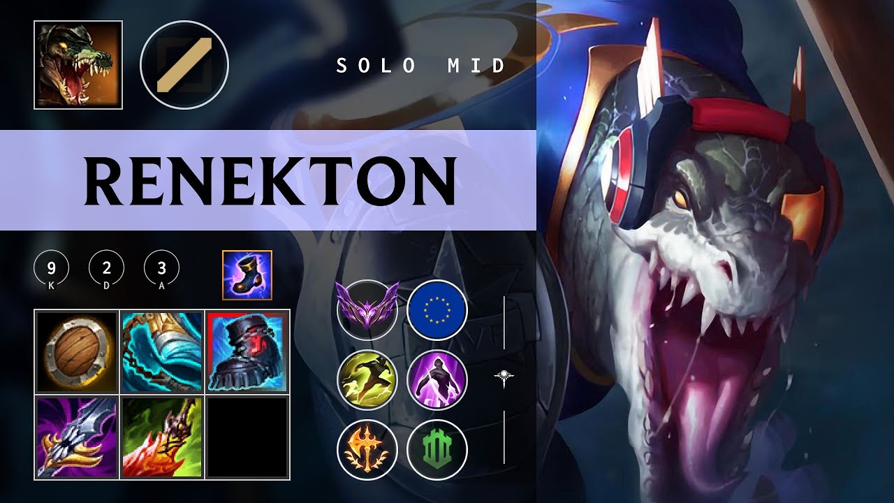 Renekton Mid vs Hwei - EUW Master Patch 26.02