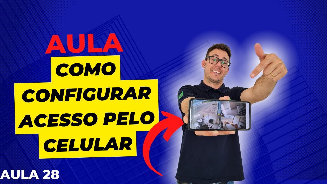 Como acessar as câmeras pelo celular DVR Intelbrás | Passo a passo - aula 28