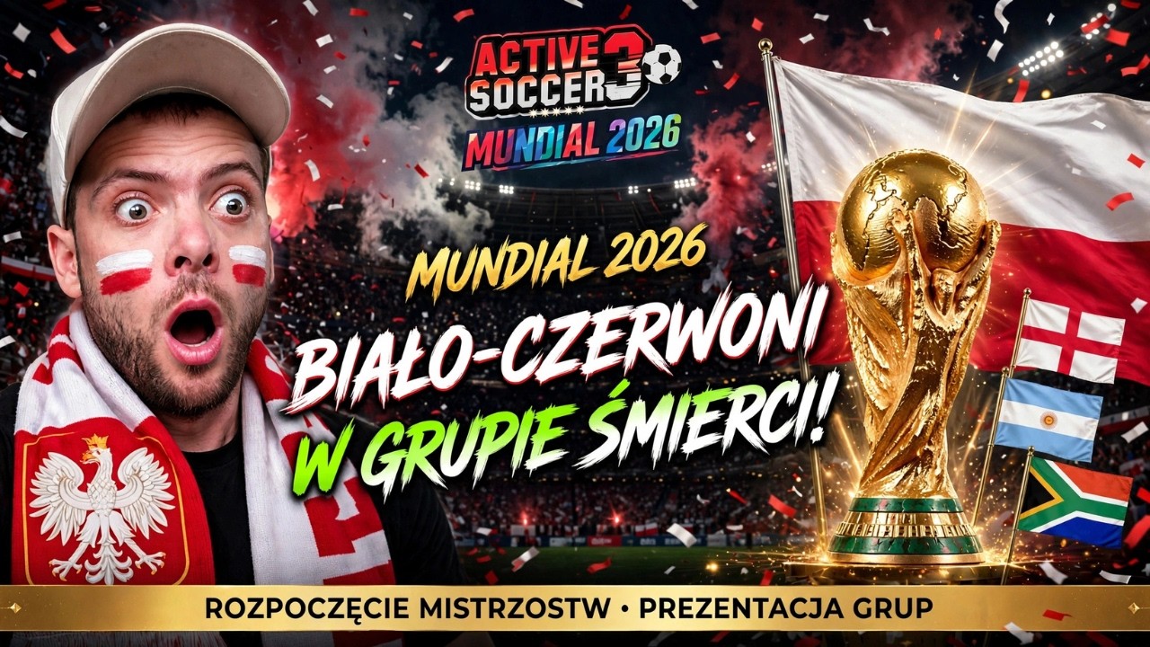 POLSKA W GRUPIE ŚMIERCI?! 😱 Losowanie Mundial 2026 w Active Soccer 3! #0