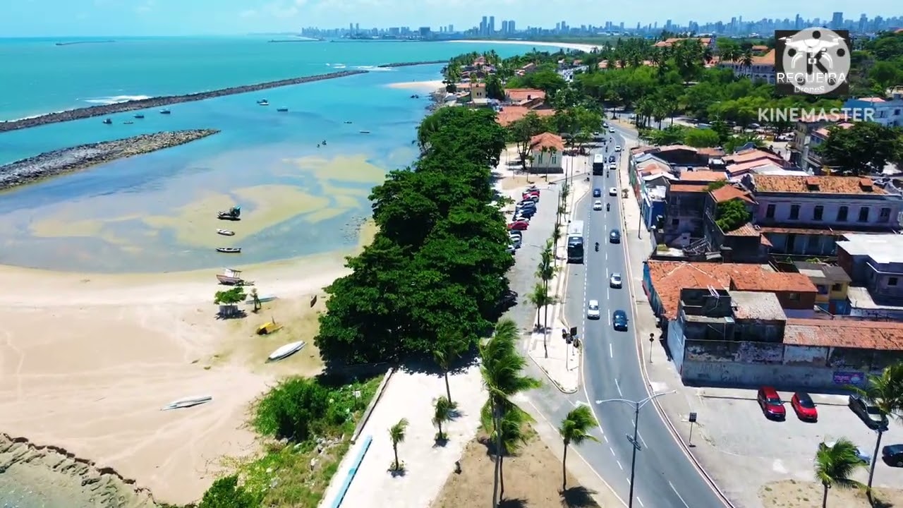 OLINDA CIDADE DO CARNAVAL VISTA DE CIMA.