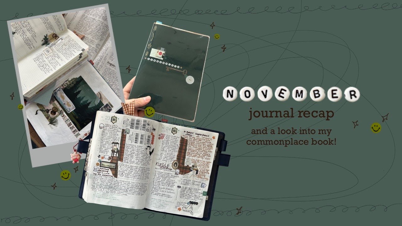 November journal flip through | Hobonichi, reading journal and commonplace book
