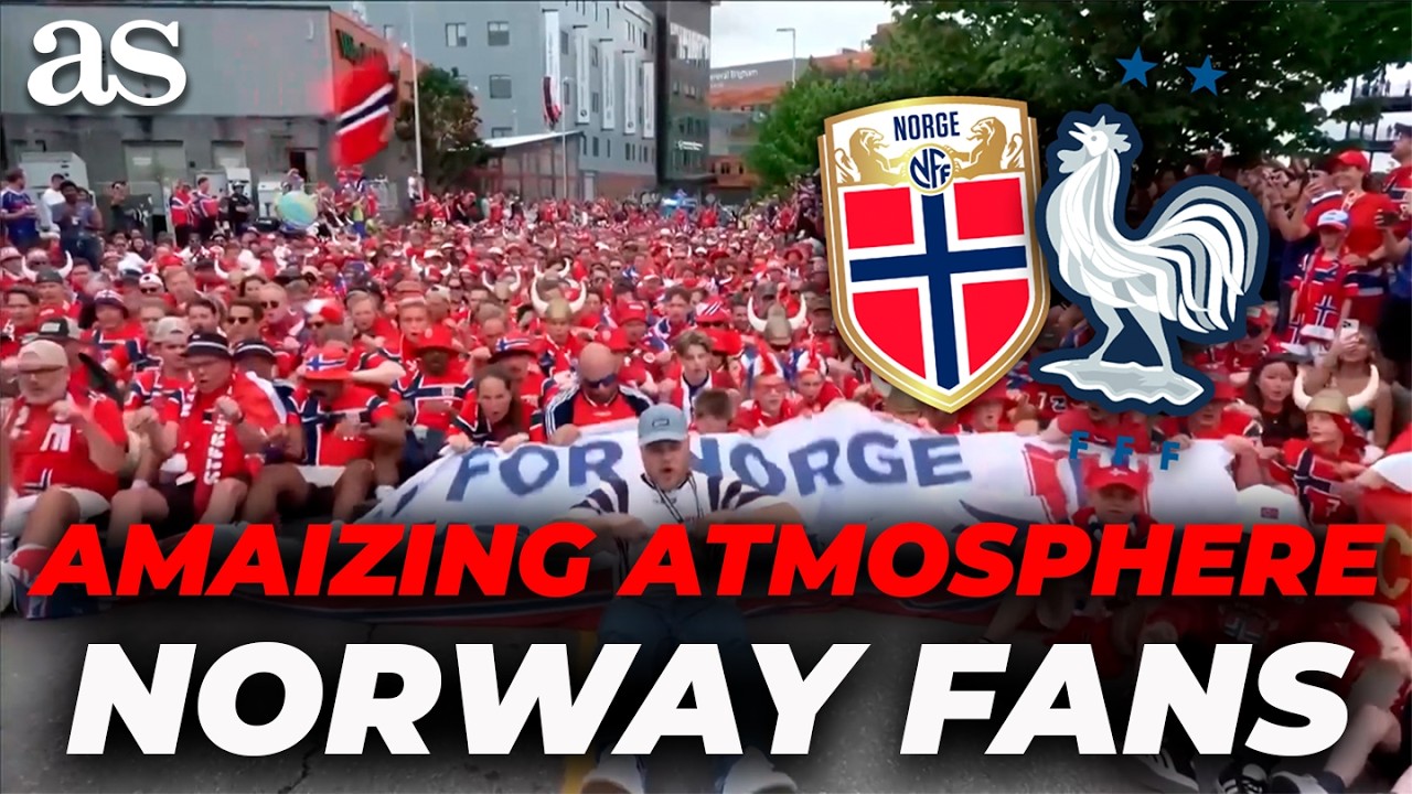 NORWAY'S FANS get the match against FRANCE going in VIKING STYLE | WORLD CUP 2026