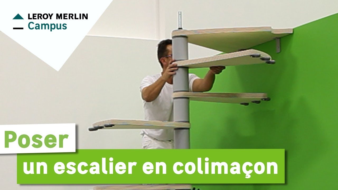 Comment poser un escalier en colimaçon ? Leroy Merlin
