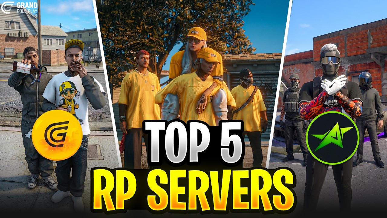 Top 5 BEST GTA 5 RP Servers for 2026