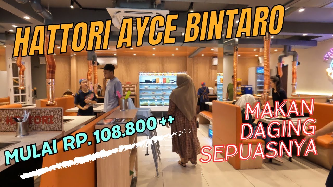 MAKAN SEPUASNYA DI RESTO ALL YOU CAN EAT TERBARU DI BINTARO : HATTORI SHABU SHABU AND YAKINIKU ‼️‼️