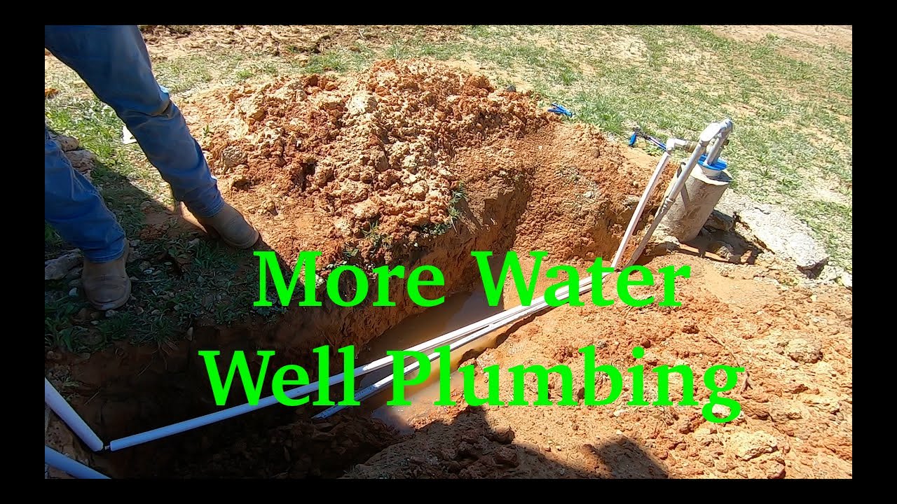 Водопроводная скважина и сантехника для прицепа