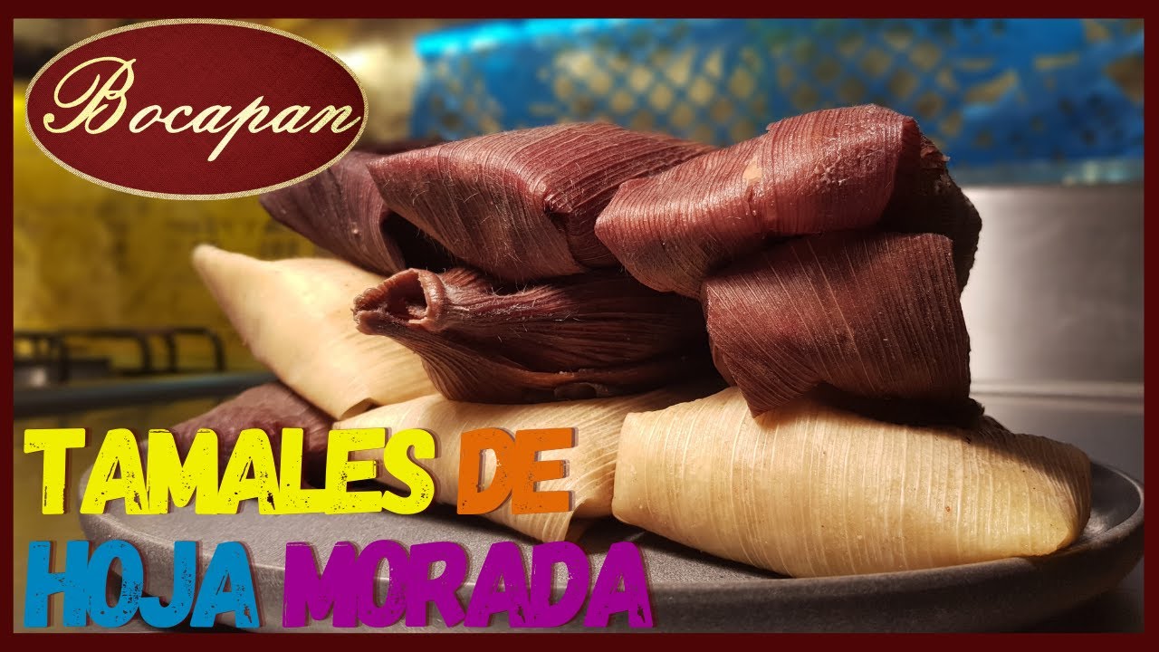 ¡Deliciosos tamales de hoja de maíz morado! Perfectos para compartir con la familia