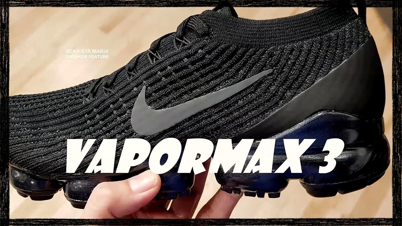 VaporMax 3 Blacked Out: On-feet and Commentary