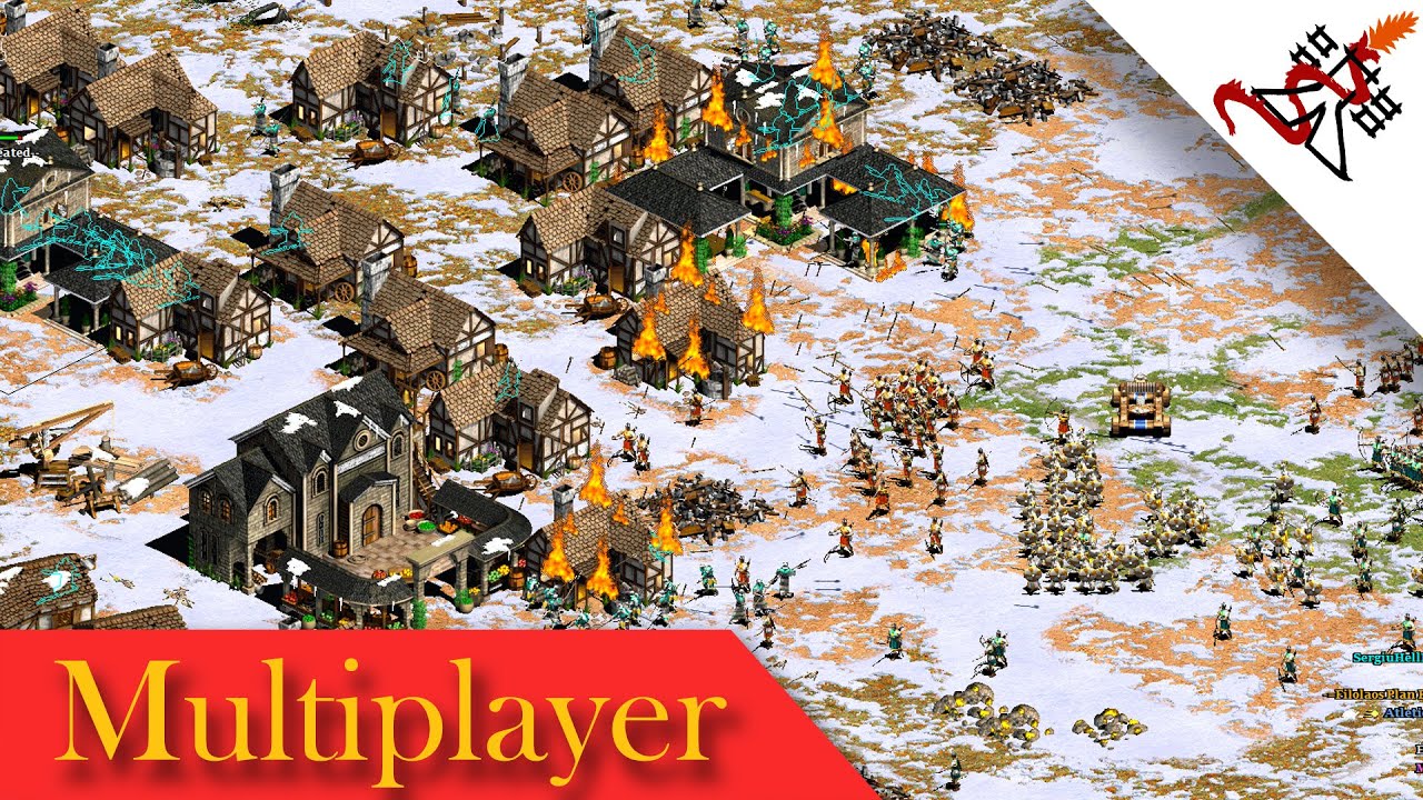 Age of Empires 2 - 4vs4 THE SURPRISE ATTACK | Multiplayer Gameplay