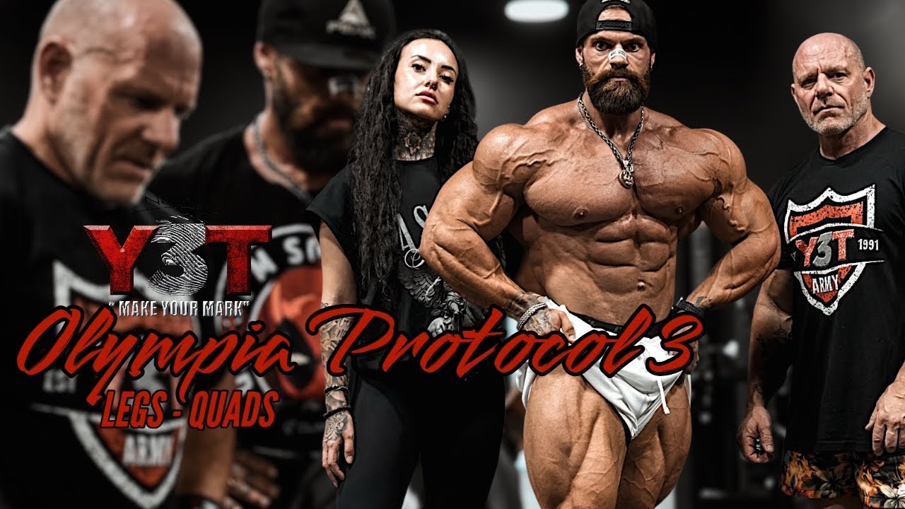 RAW LEGDAY QUADS DAY / Y3T Mr. Olympia Protocol III at NewTech Gym Las Vegas