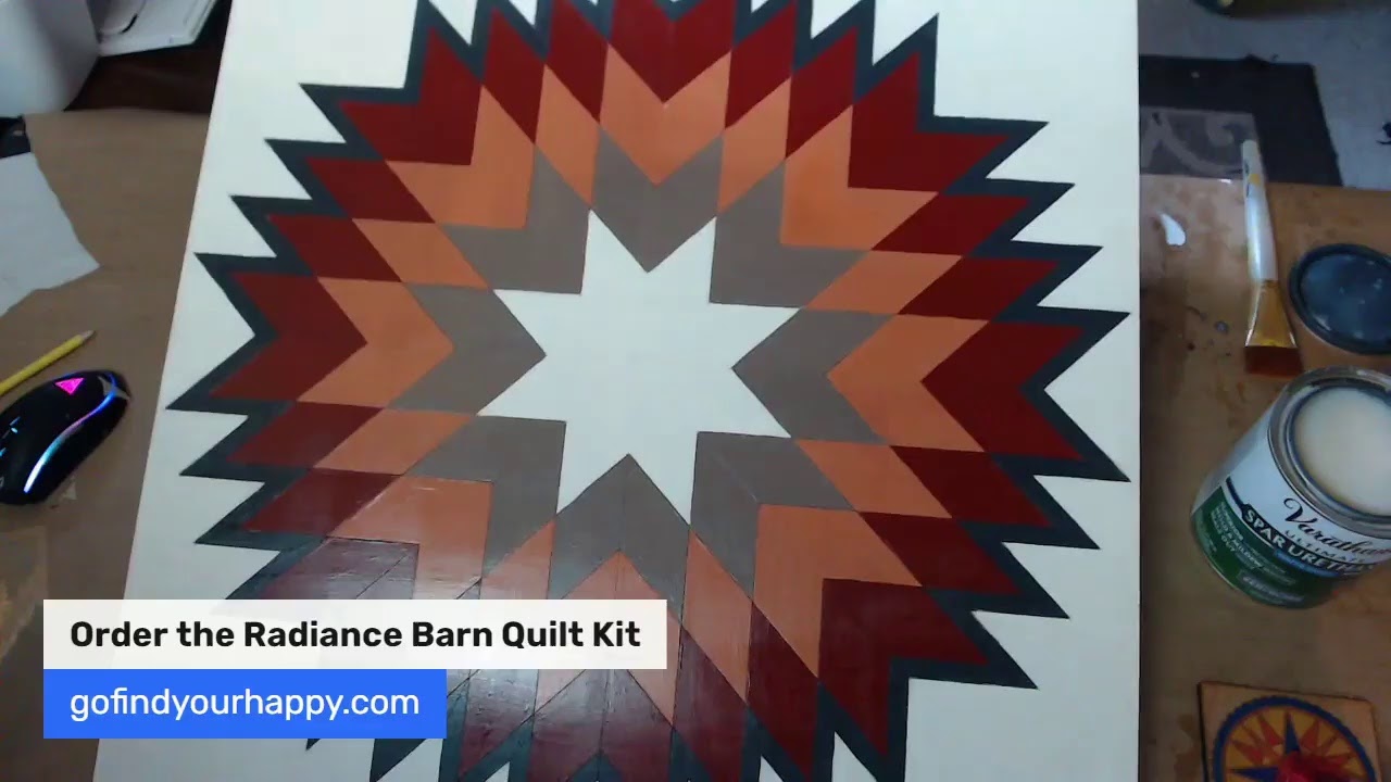 Sealing the Radiance Barn Quilt