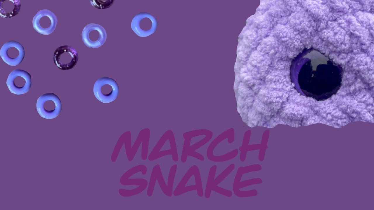 Amigurumi Challenge. My March Snake